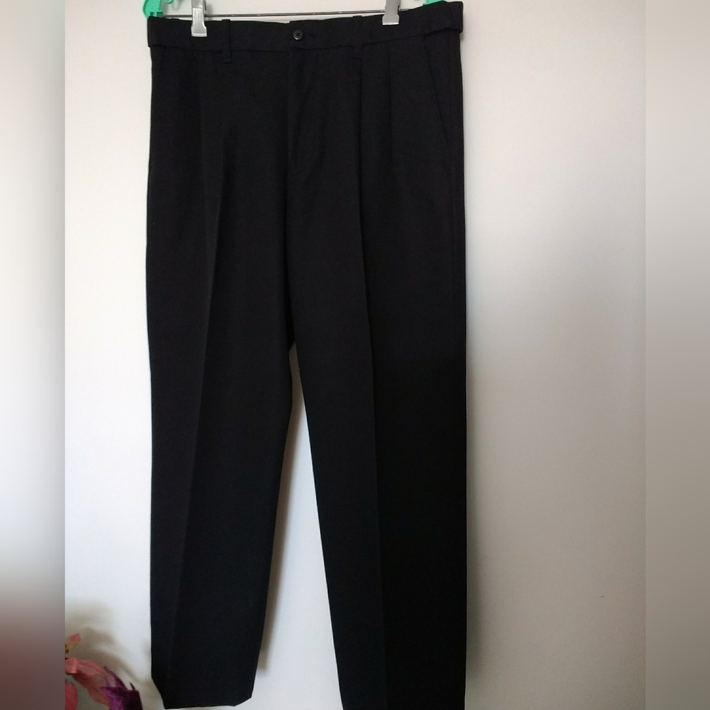 Denver Hayes Men's Black Dress Pants 34x30